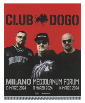 Club Dogo a Milano Mediolanum Forum 10, 11, 14 marzo 2024