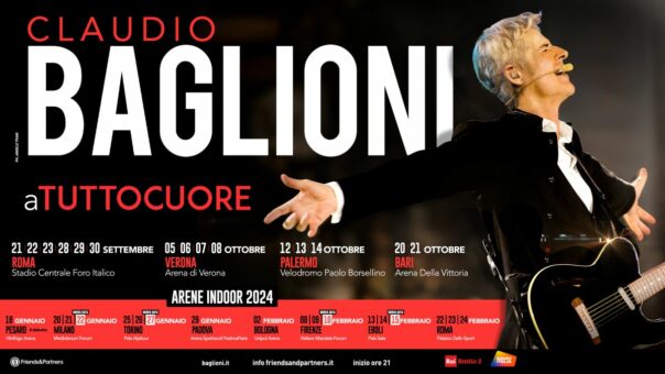 Claudio Baglioni: si aggiunge la terza data a Milano, Torino, Firenze ed Eboli, per il Rock-Opera-Show “aTUTTOCUORE”