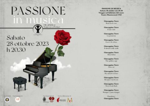 La pianista e compositrice Giuseppina Torre sarà in concerto il 28 ottobre a Bologna presso il Teatro Mazzacorati 1763 in uno speciale concerto