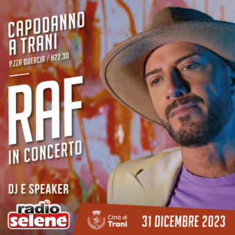 Raf in concerto a Trani in Piazza Quercia per chiudere l’anno sotto il segno della musica